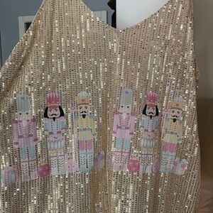 Sequin Nutcracker Tank Top